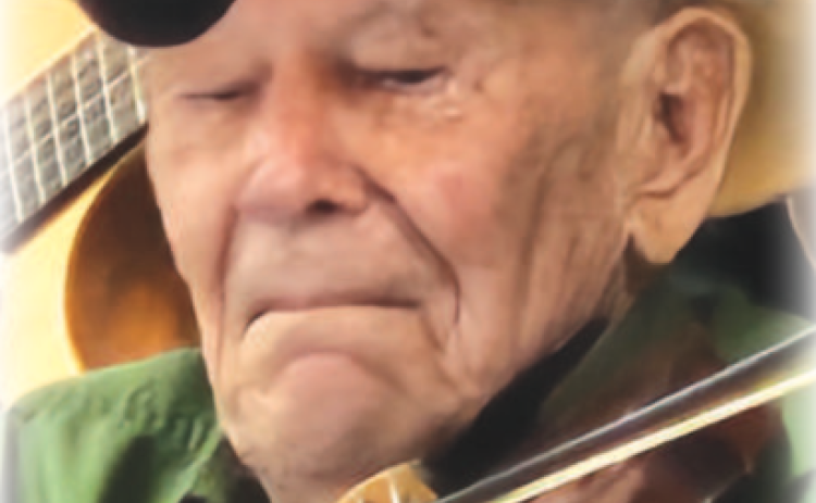 Jasek, 92, has performed at every Fiddlers Frolic since its inception. He won third place in the Senior Division, Sunday, at the Hallettsville KC Hall.