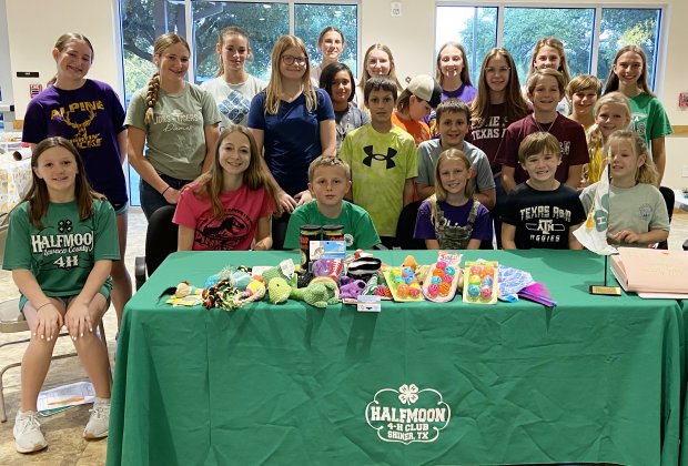 On Sunday, September 17, members of Shiner Half-Moon 4-H Club met for their first meeting of 2023-2024. The members collected dog and cat toys to be donated the Shiner Animal Shelter.