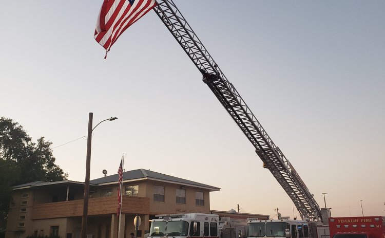 Yoakum FD and Yoakum PD will gather at their annual National Night Out at the fire station once again this year on Tuesday, Oct. 10. Here's a scene from their 2019 event.